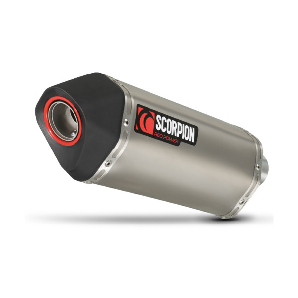 Scorpion Exhaust Kawasaki Z800 E 2013 - 2016 Serket Parallel Slip-on Titanium Sleeve